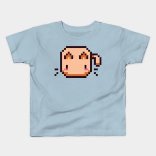 Orange Pixel Cat - Kawaii Retro Pixel Art Kids T-Shirt